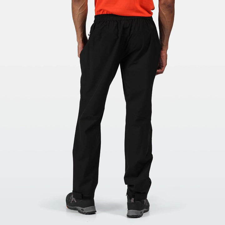 Regatta Herren Highton Strch TRS Over Trousers 3XL Schwarz, 3XL Schwarz
