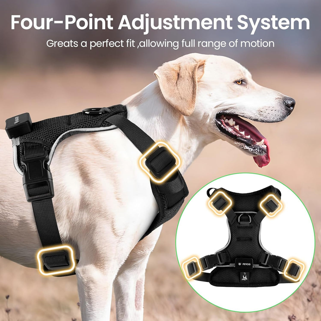Light Up Dog Hundegeschirr Leuchtend LED Aufladbar - Leuchtgeschirr Leuchtend für Klein Mittelgrosse