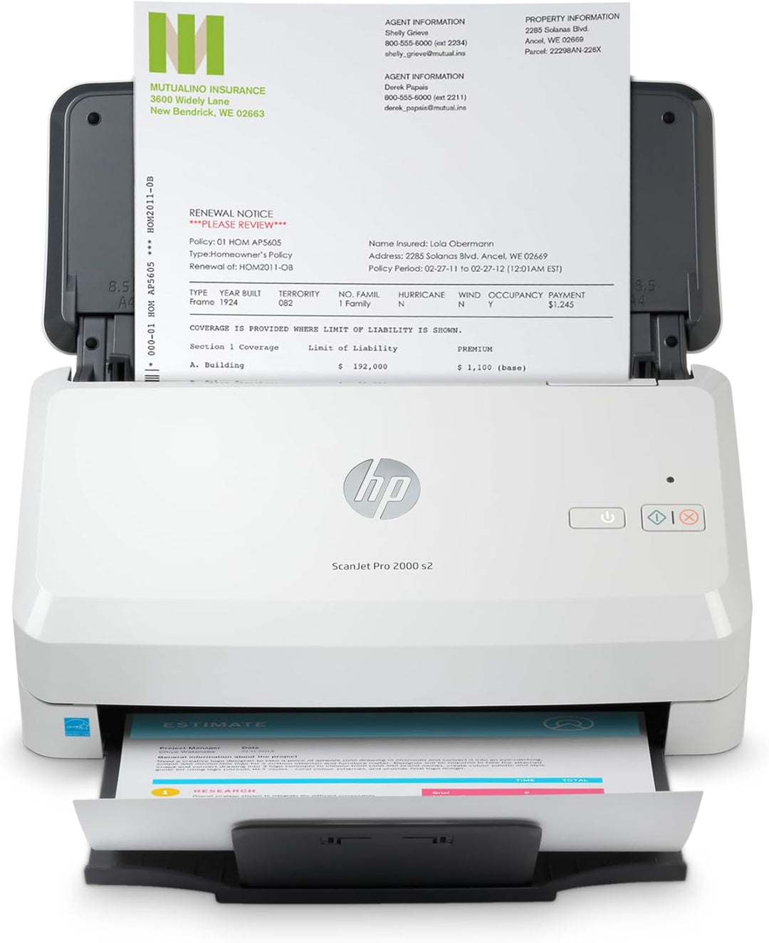 HP Scanjet Pro 2000 s2 Sheet-Feed - Dokumentenscanner - Desktop-Gerät - USB 3.0