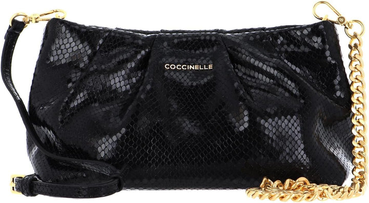Coccinelle Ophelie Snake Handbag Noir