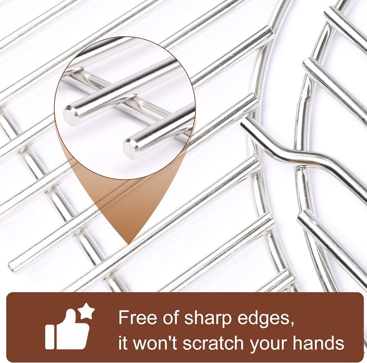 GFTIME 44,5cm Edelstahl Grillroste 7638 für Weber Spirit I II 300 Serie, Spirit E/S-310, 320, 330, S