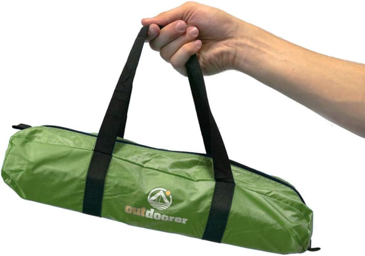 outdoorer Strandmuschel Helios Air - Reise-Strandmuschel mit UV Schutz 80 & verschliessbarem Fenster