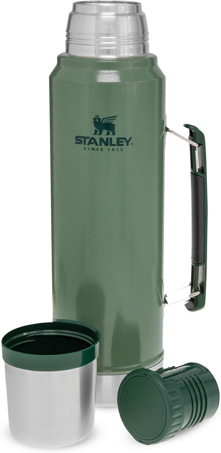 Stanley Classic Legendary Thermosflasche 1L - Thermos Hält 24 Stunden Heiss oder Kalt - Edelstahl Th