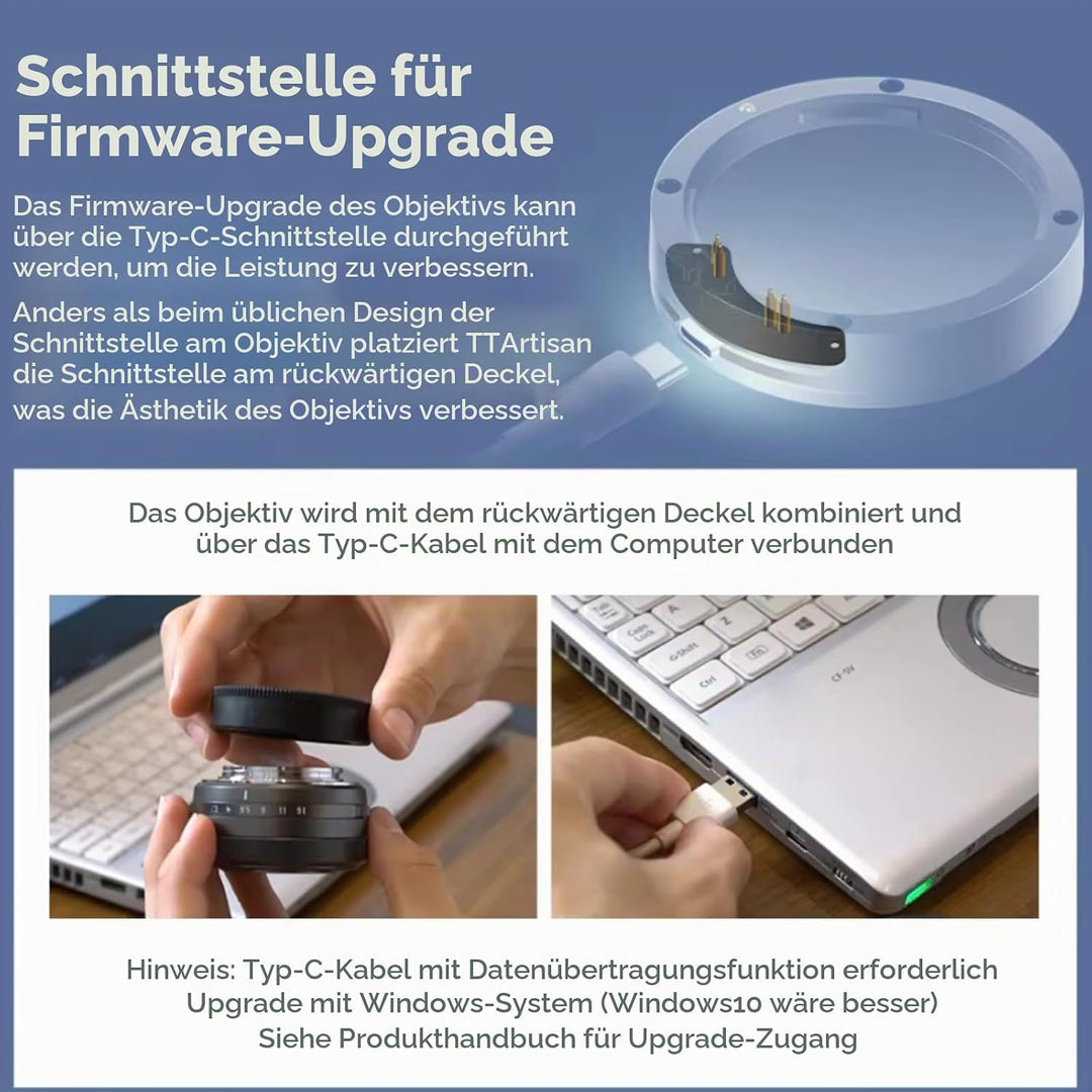 TTARTISAN AF 27mm F2.8 XF Objektiv für Fuji X Mount Kameras X-A1 X-A10 X-M1 X-T1 X-T10 X-T100 X-PR01