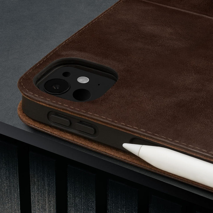 TORRO Lederhülle kompatibel mit iPad Pro 11" M5 / M4 - Echtleder iPad Pro 11 2025/2024 Hülle mit Sta