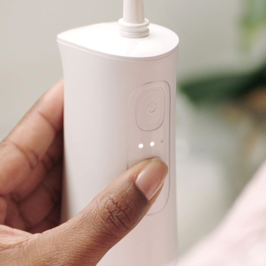 CorpCare MiracleSmile - Elektrische Munddusche - Zahnreinigung - Zahnhygiene - Kabellose Zahndusche