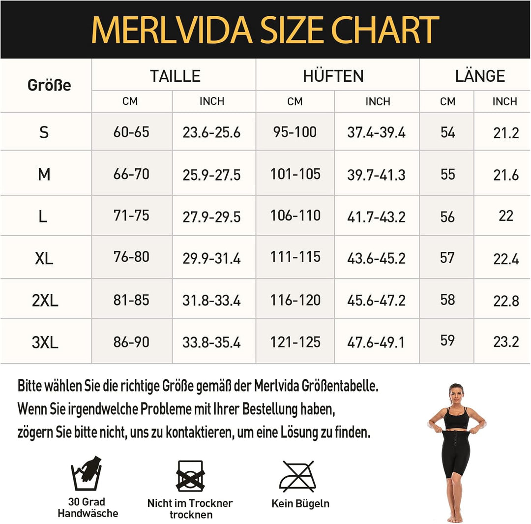 Merlvida Shape Leggings Damen High Waist Sauna Jogginghose Abnehmen Sporthose Bauchkontrolle Body Sh