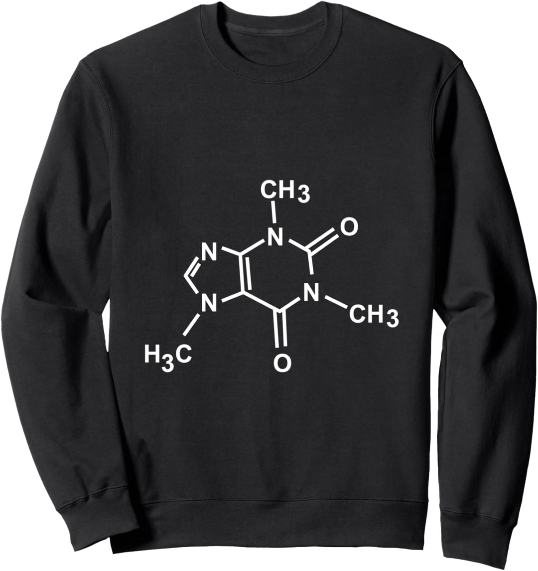 Caffeine Molecule Organic Chemistry Coffee Sweatshirt