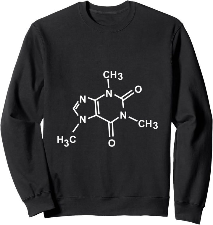 Caffeine Molecule Organic Chemistry Coffee Sweatshirt