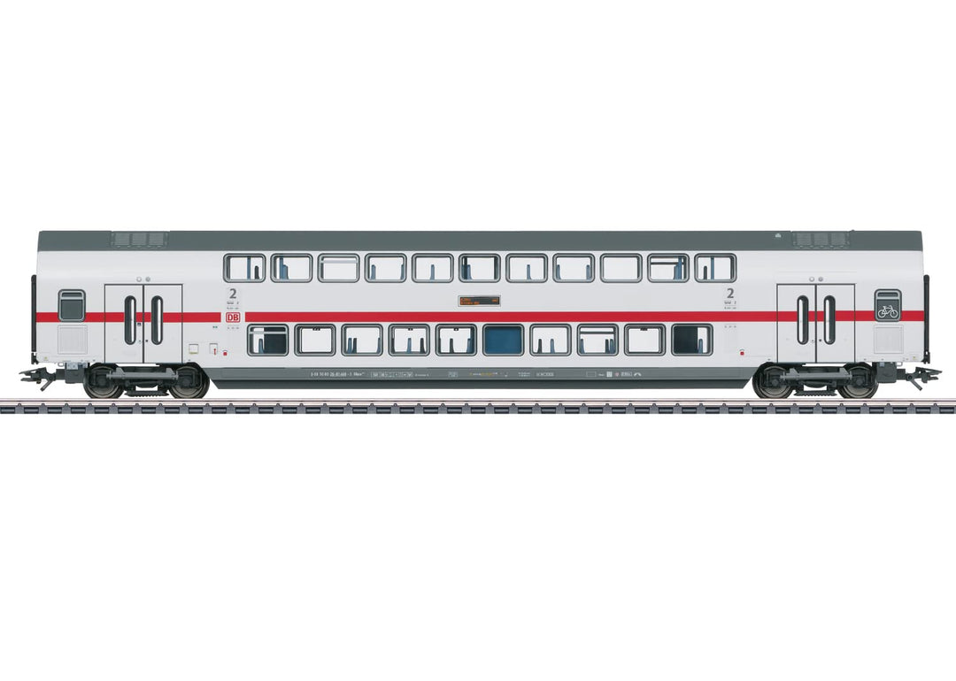 Märklin 43490 H0 IC2 Doppelstock-Mittelwagen DBpza 682.2, 2. Klasse DB AG | Personenwagen Spur H0