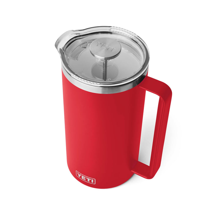 YETI Rambler Stempelkanne Mit DuraSip Keramikbeschichtung, Rescue Red, 64 oz (1.9 L), Rescue Red