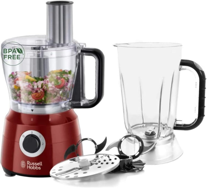 Russell Hobbs Küchenmaschine Multi [Standmixer/Mixer/Zerkleinerer/Schneider/Raspeler/Rührer] Food Pr