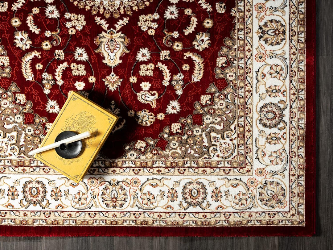the carpet Elegant orientalischer Teppich Wohnzimmer, weicher & pflegeleichter Kurzflor Wohnzimmerte