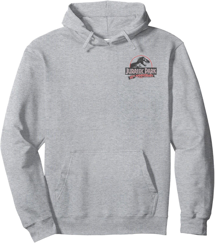 Jurassic Park 30th Anniversary Caution Retro Pullover Hoodie