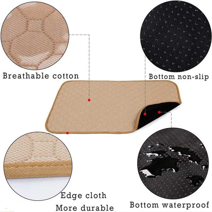 Pet Pee Pad für Hunde Und Katzen,Schnell Absorbierendes Urinpad, Waschbare, Wiederverwendbare Saugma