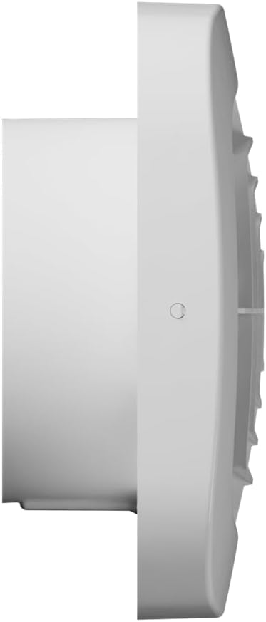 Vlano Abluftlüfter LENIS 100 Standard mit kurzem Flansch, Rückschlagventil, 100 mm, weiss, IP 45, 95