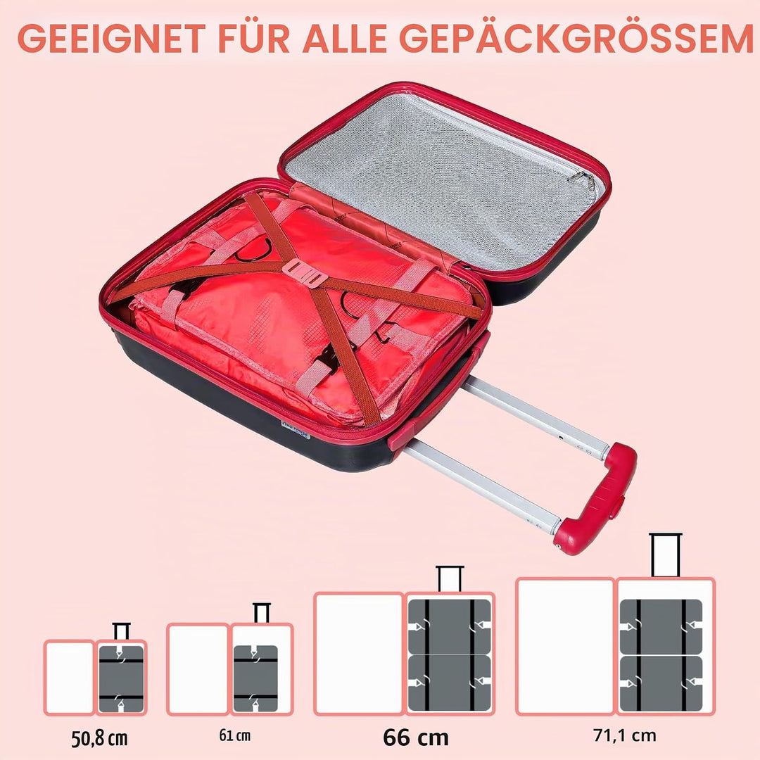 Koffer Organizer Hängende Verpackung Würfel Tragbare Schrank Regale Kompressive Reisegepäck Essentia