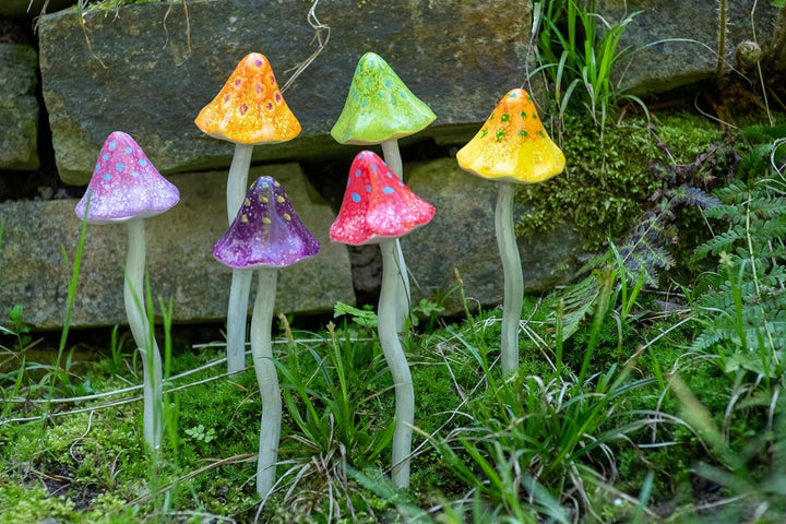 Klocke Dekorationsbedarf Bunte Garten Figuren - Keramik - Ganzjahres-Deko – Keramik Garten - Garten