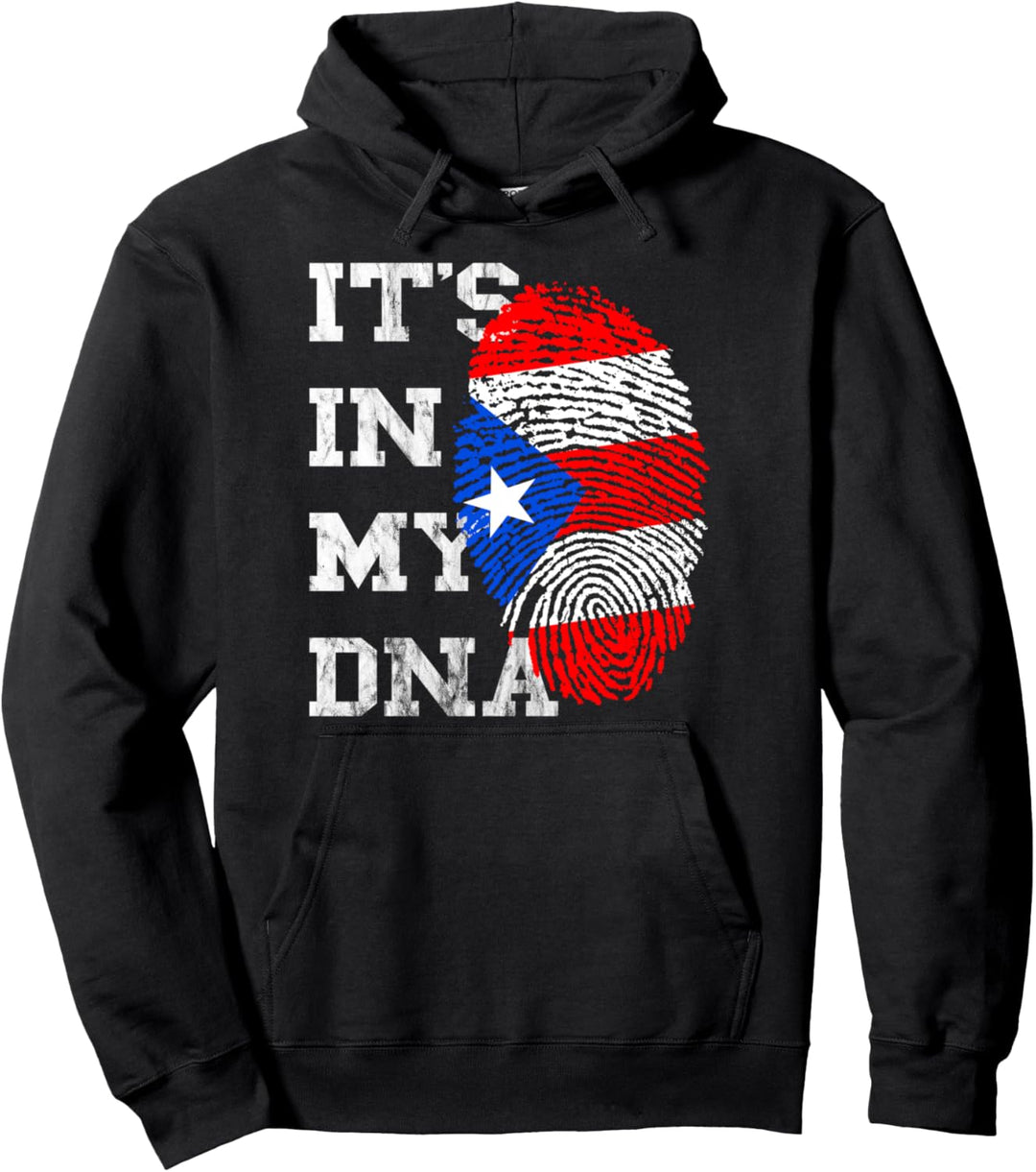 Es Ist In Meiner DNA Puerto Ricaner Genetik Puerto Rico Pullover Hoodie