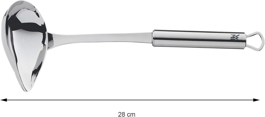 WMF Profi Plus Küchenhelfer Set 6-teilig, Hängeleiste mit 5 Helfer, Schöpflöffel, Schaumlöffel & Pro