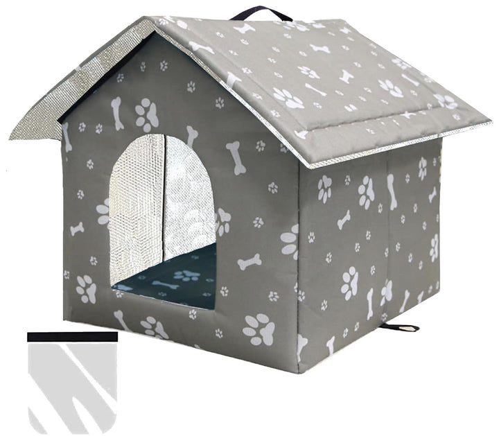 Katzenhaus Outdoor, Katzenhöhle für Draussen, Katzenhaus Für Draussen Winterfest Wasserdicht, Kombin