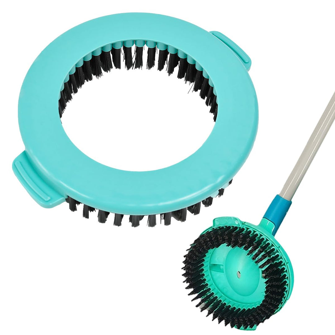 Rotating Schrubber Ersatzkopf kompatibel mit Leifheit Clean Twist Disc Mop Ergo 15.6 cm Runde Wischm