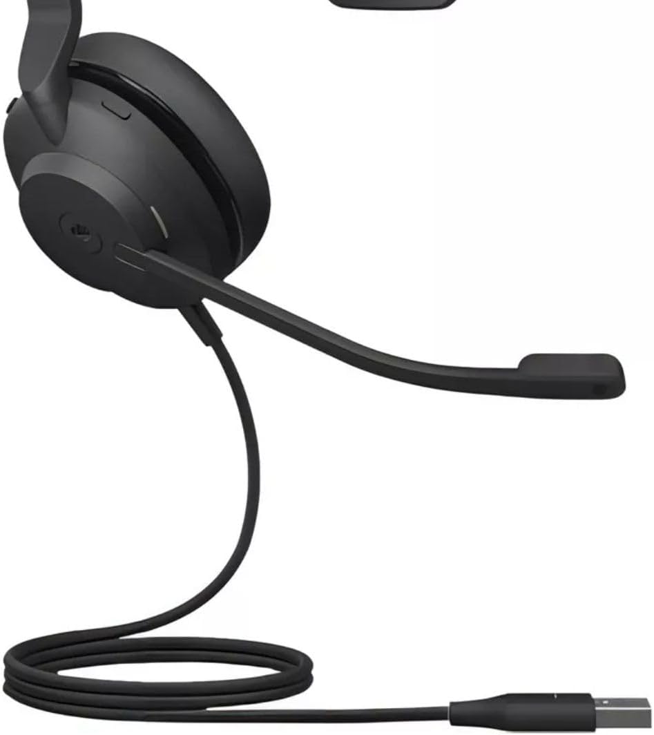 Jabra Evolve2 30 Headset – Mono Kopfhörer mit Noise Cancelling – Zertifiziert für Microsoft Teams –