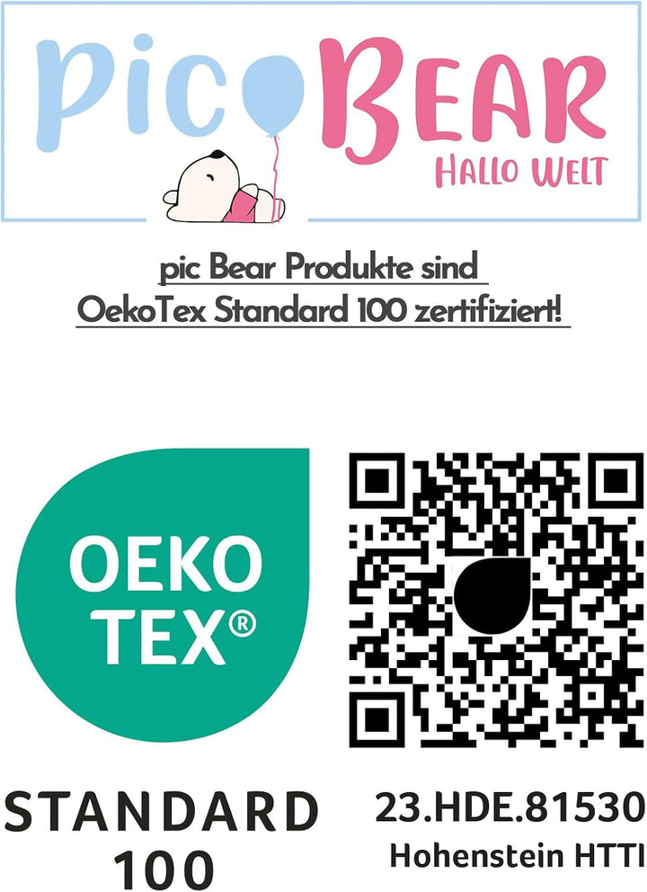 pic Bear Deutschland Stillkissen XL 170cm - Schwangerschaft Kissen - Seitenschläferkissen und Lageru