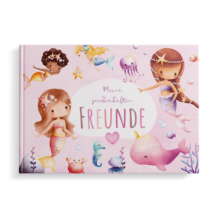 MeinBaby123® Freundebuch für Kinder, Freundschaftsbuch, Freundebuch Kindergarten, Freundebuch Schule