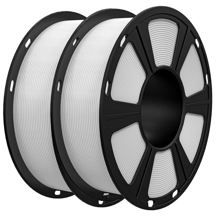 PLA Filament 1.75mm, GIANTARM 3D Drucker Filament PLA 2kg Spool (Weiss) 2kg 2KG-PLA-Weiss, 2kg 2KG-P
