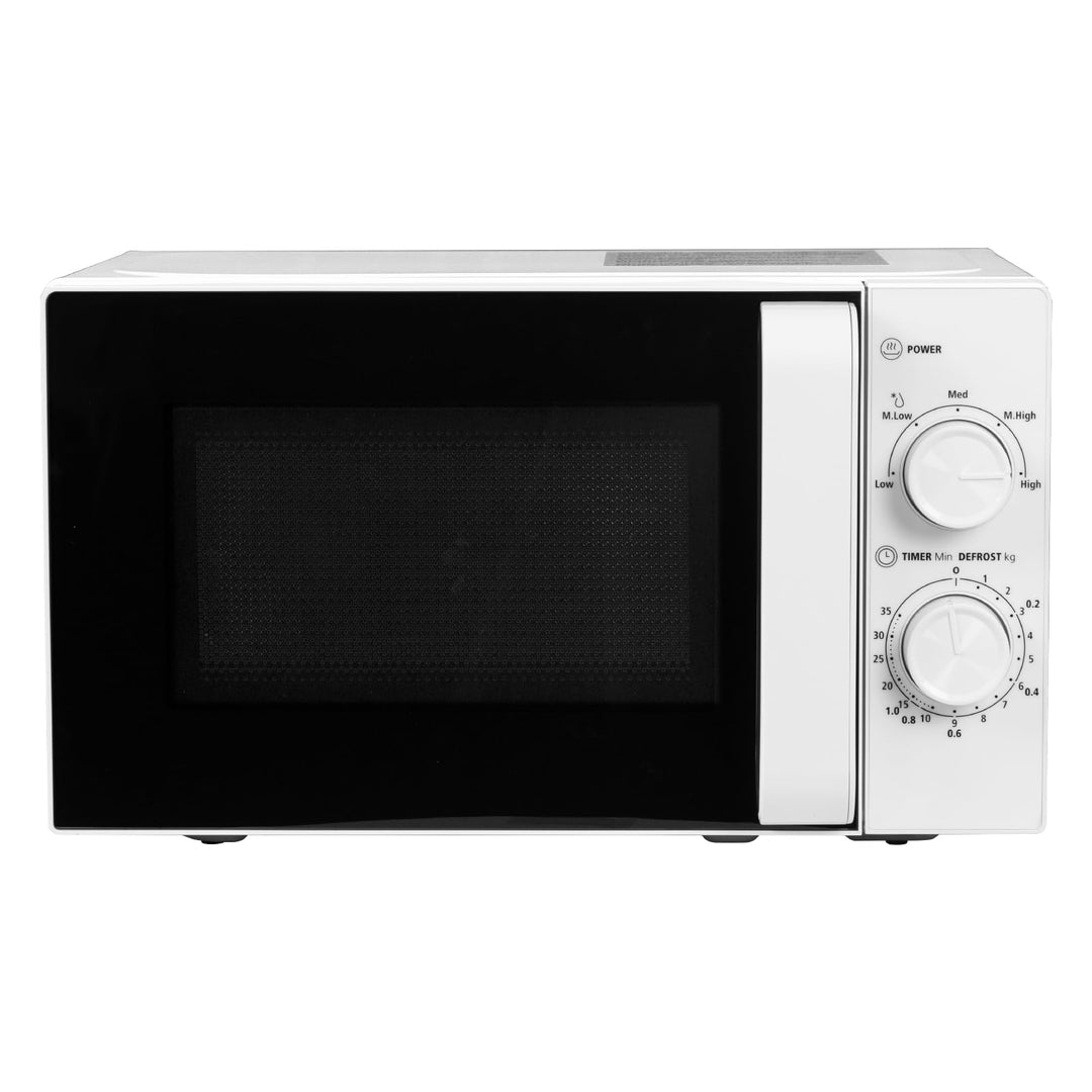 Smad Solo-Mikrowelle 20L, 700W, Mikrowelle Klein, 5 Leistungsstufen, Auftaufunktion nach Zeit/Gewich