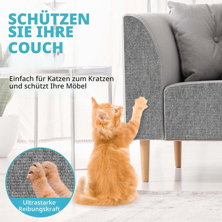 Kratzmatte Katze selbstklebend Kratzteppich Katze Wand Kratzbretter Sofa Kratzschutz Kratzmatte für