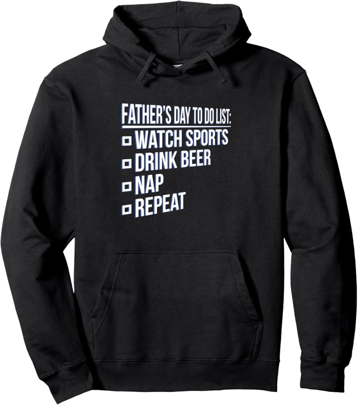 Vatertag Vatertag To Do List Pullover Hoodie