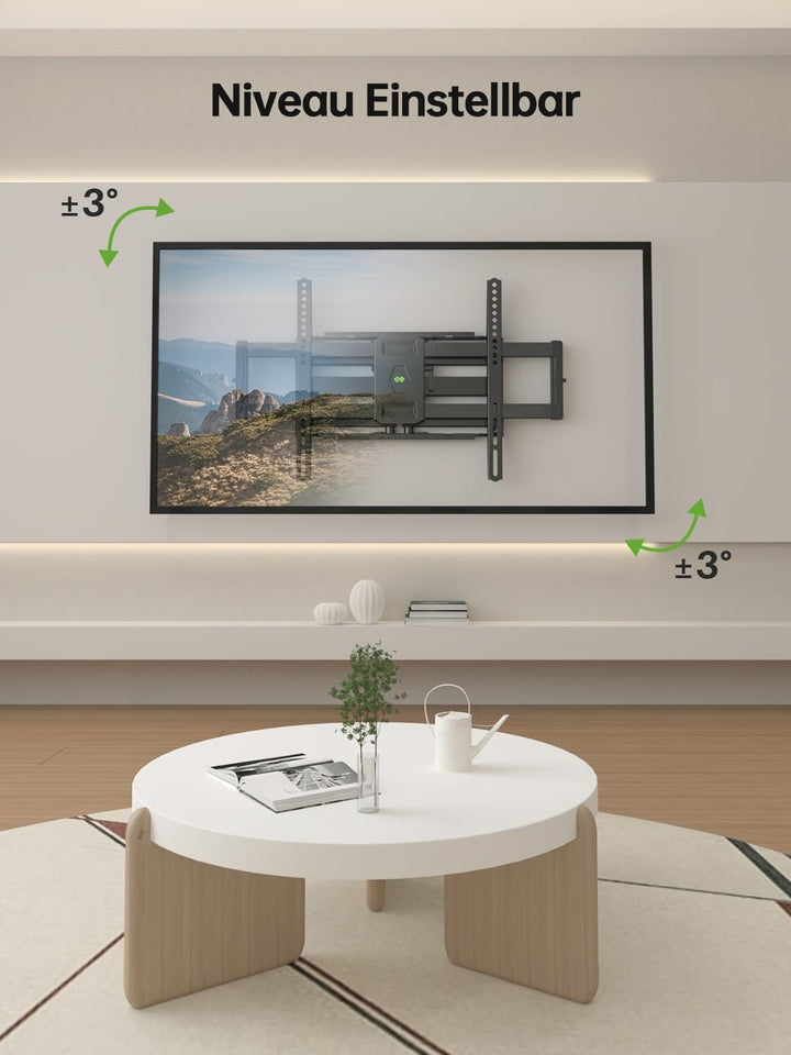 USX-MOUNT TV Wandhalterung Schwenkbar Neigbar für 47-84 Zoll LED, LCD, Plasma TV mit max.VESA 600x40