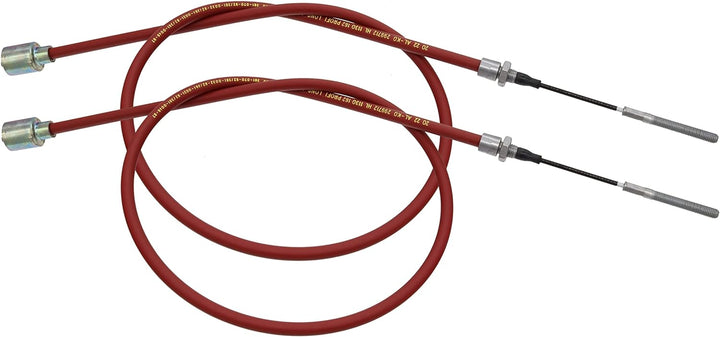 p4U 2X Original AL-KO Bremsseil Longlife Glocke inklusive 2X Kugelmutter M8 Hüllenlänge: 1130 mm Ges