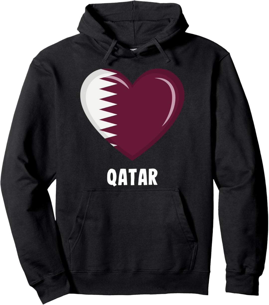 Katar Flagge Hoodie | Katar Pullover Hoodie
