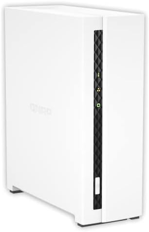 QNAP 1 Bay Home NAS mit 4 TB Speicherkapazität, vorkonfiguriertes Seagate IronWolf Drive Bundle, mit