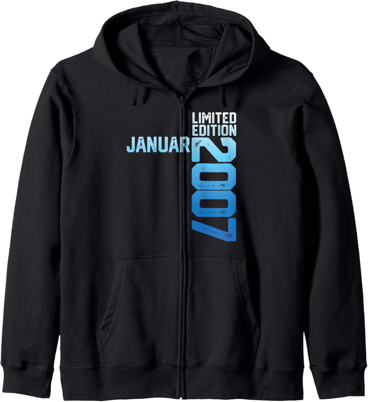 16th Birthday Man 16 Years January Limited Edition 2007 Kapuzenjacke
