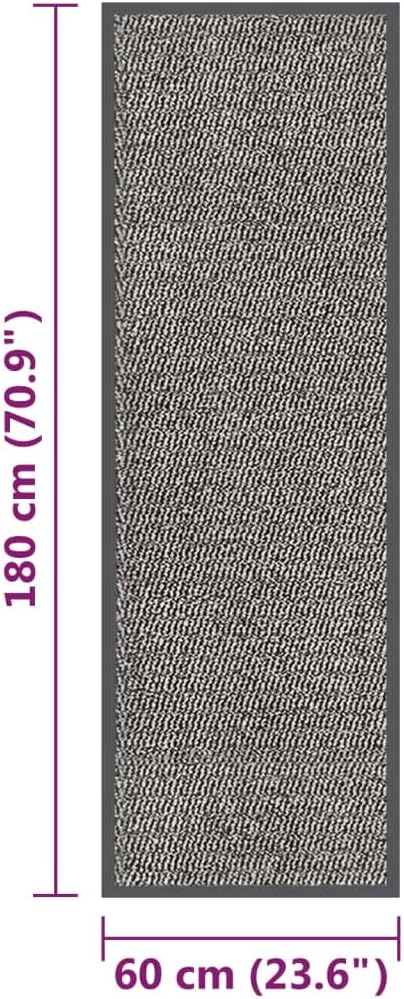 homiuse Fussmatte Getuftet 60x180 cm Hellbraun Schmutzfangmatte Fussmatte Innen Fussmatte Aussen Tür