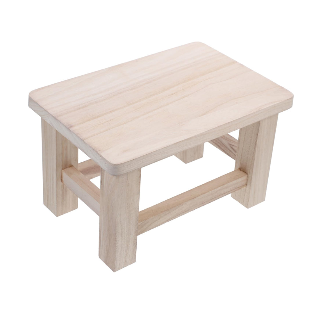 TOPBATHY Holz Hocker Klein Massiv Aus Naturholz Schuhhocker Tritthocker Wechselschuhhocker Für Zuhau