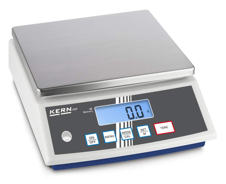 Kern FCF 30K-3 - Kompakte Tischwaage, Wägebereich [Max]: 30 kg, Ablesbarkeit [d]: 1 g, Kleinstes Tei