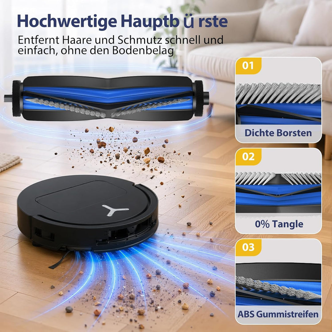 25 Stück T50 Zubehörset für ECOVACS DEEBOT T50 Pro Omni Gen2/T50 Pro Omni/T50 Omni/T50 Omni Gen2 Sau