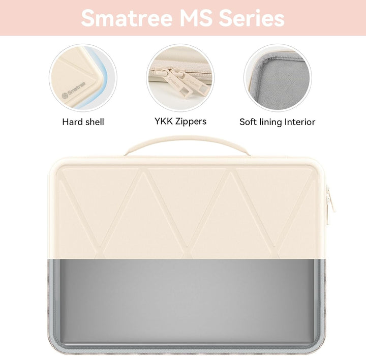 Smatree MS41T Laptop Hartschalenhülle aus Eva mit Laptopständer, für 14 Zoll Dell Pro 14 Premium (PA
