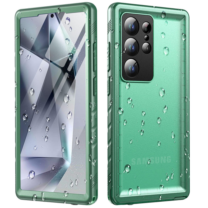 Cozycase TOP Militärschutz 360 Hülle Für Samsung Galaxy S24 Ultra, Grün Für Samsung Galaxy S24 Ultra