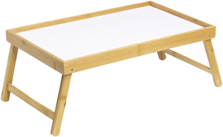Mojawo Betttablett Bambus H x B x T: ca. 22 x 50 x 30cm Betttisch als Frühstückstablett oder Beistel