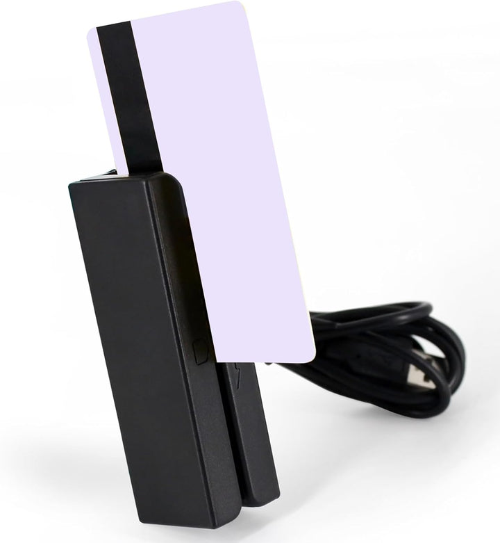 USB-Kartenleser mit Magnetstreifen, 3 Spuren, POS Kreditkartenleser, Swiper MagStripe Swipe