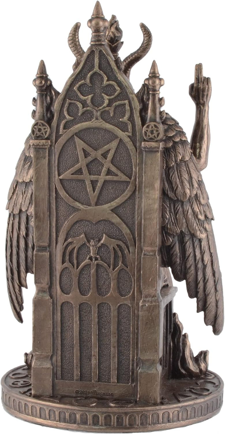 VOGLER Joh. Vogler GmbH Baphomet Gottheit auf Thron - bronziert by Veronese