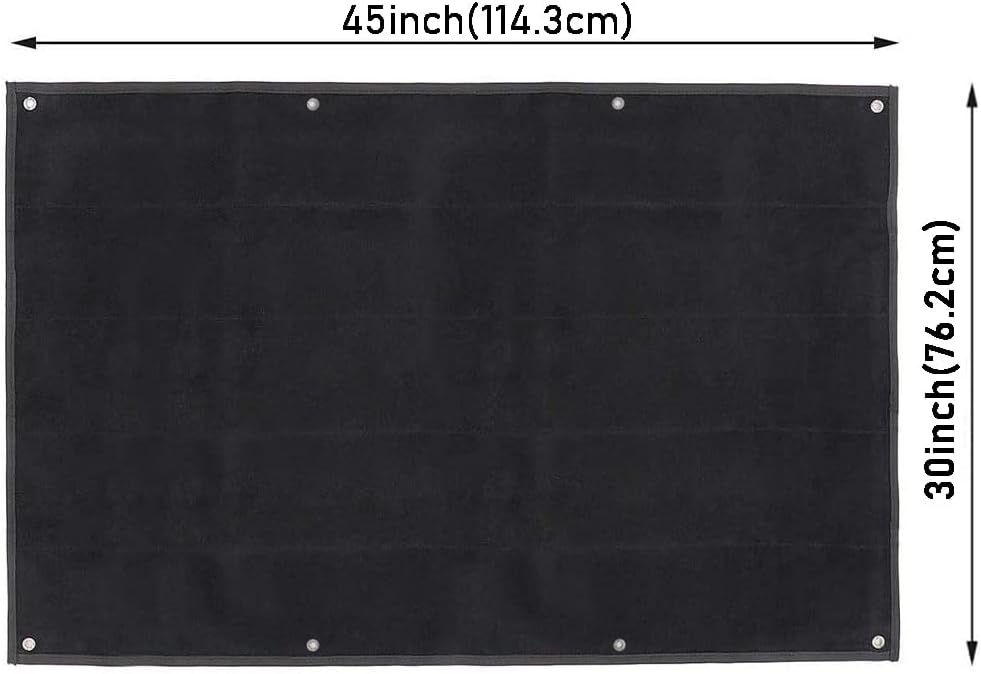 114x76cm XXL Patch-Display-Platte,Hängend Patch-Sammeltafel,Taktische Militär Patch Holder Platte Kl
