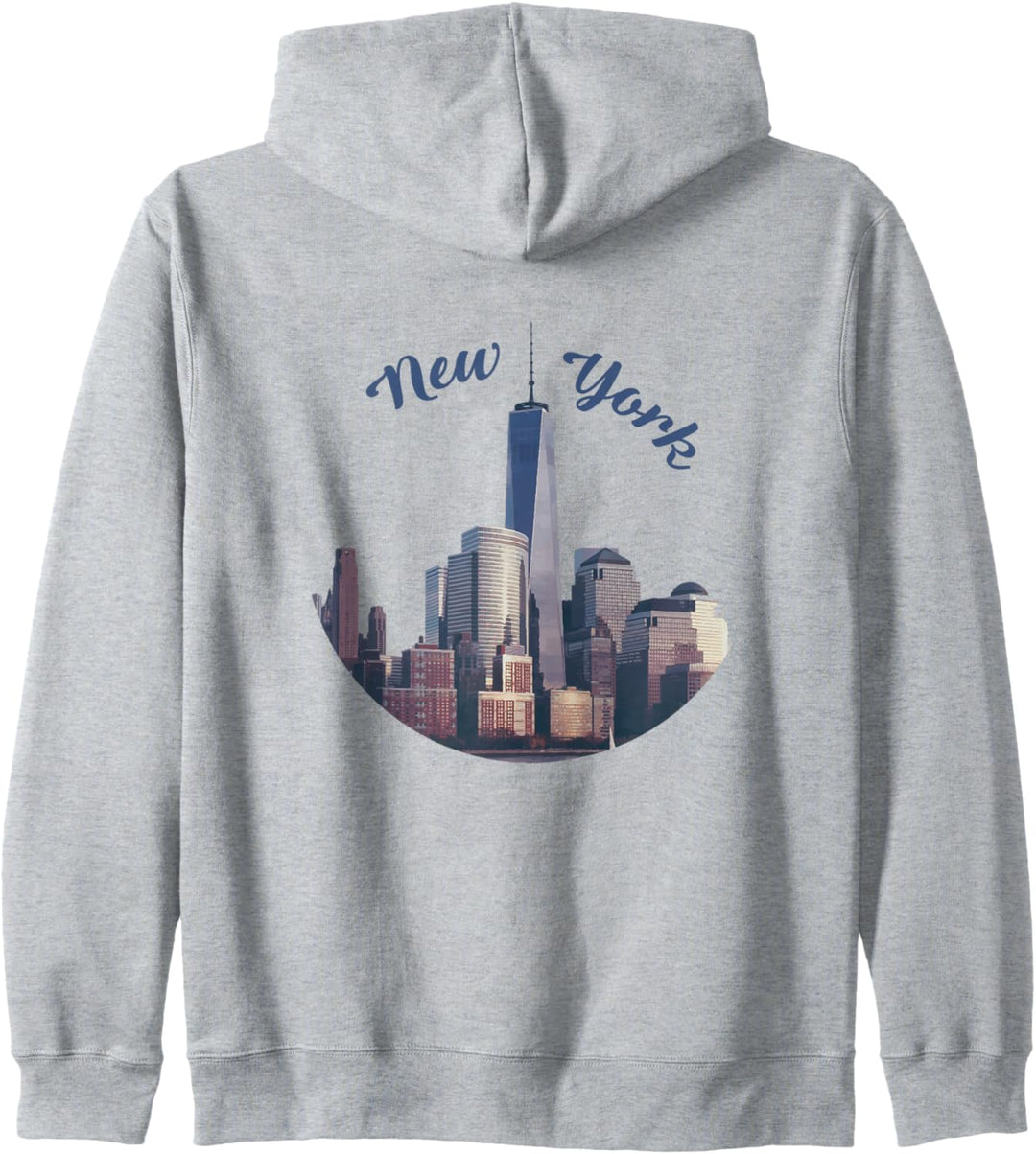 New York Skyline Outfit US City Amerika Design Panorama Kapuzenjacke