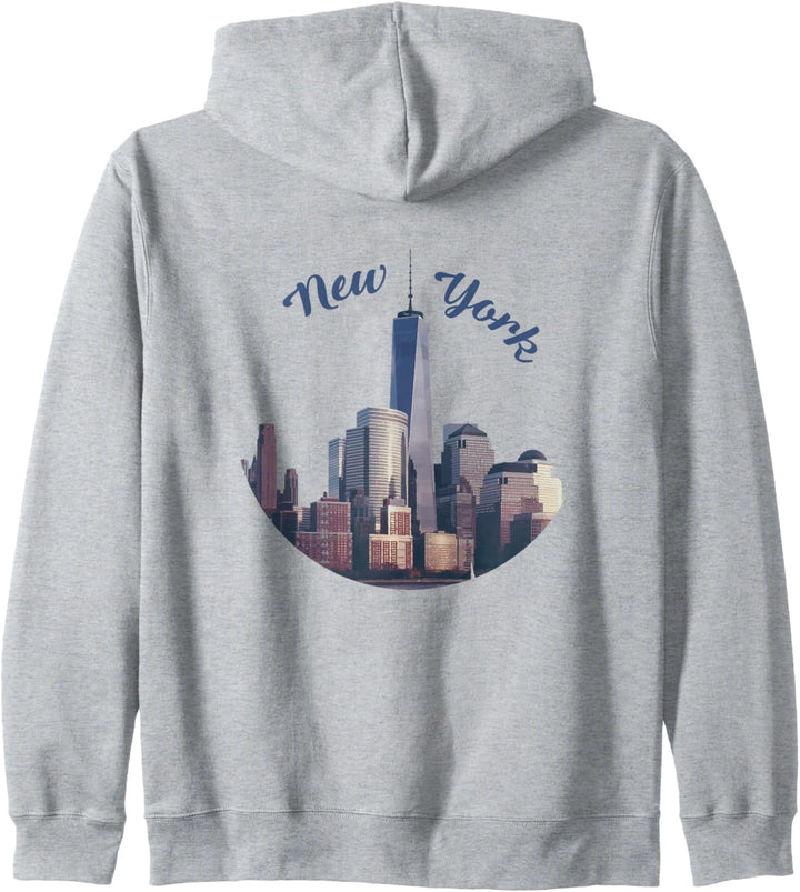 New York Skyline Outfit US City Amerika Design Panorama Kapuzenjacke